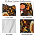 thumbnail image 4 of luoweisi Men's Beach Shorts Quick Dry Swim Trunks with Mesh Lining Thanksgiving Turkey M, 4 of 5