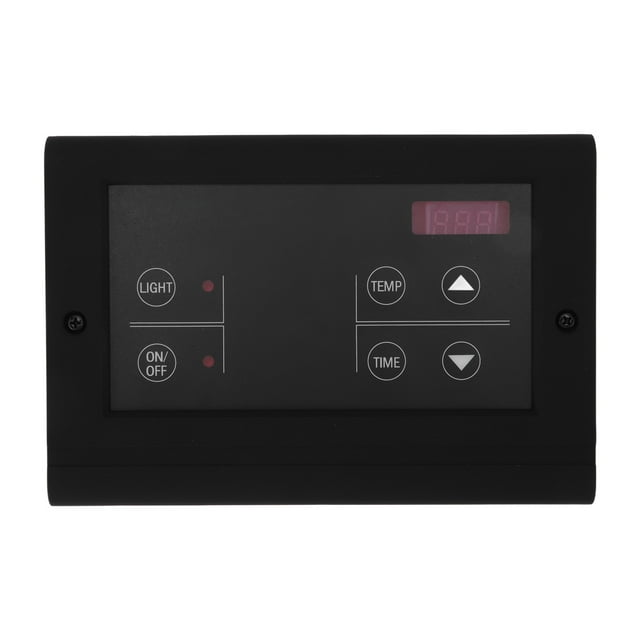 Controlador de temperatura de sauna Ticfox Do 135T3 Montaje en pared Negro