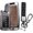 Metal Braid Keychain-brown, variant on Key Fob Cover Compatible with Lexus IS ES GX NX RX LX LC LS RC UX US GS 4 Button Keychain Case Holder Protector,Short Keychain-brown