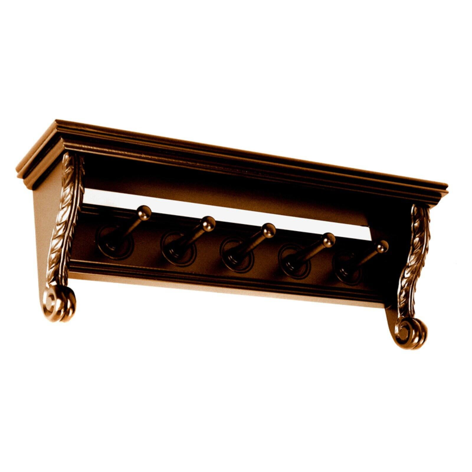 Wayborn Philip Brown Display Wall Shelf