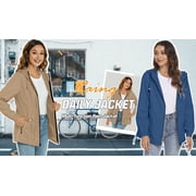 Rosvigor Women Lightweight Jackets Hooded Windbreaker Women Portable Waterproof Raincoat Hiking Travel Jackets