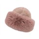 thumbnail image 1 of Gorro de melón estilo mongol, gorro de piel sintética de zorro y gamuza, gorro de piel, gorro grueso y cálido de terciopelo para hombres y mujeres, 1 of 6
