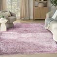 thumbnail image 2 of Nourison Washables Vintage Non-Slip Indoor Rug Pink 8' x 10', 2 of 10