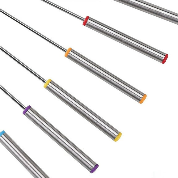 6 Pcs Dessert Fork Roast Marshmallows Fondue Forks