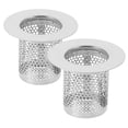 thumbnail image 5 of SEWCHICS Sewer Strainer Stainless Steel 2Pcs 2.55X2.55X1.97In, 5 of 8
