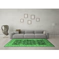 thumbnail image 3 of Ahgly Company Indoor Rectangle Oriental Emerald Green Industrial Area Rugs, 2' x 3', 3 of 4