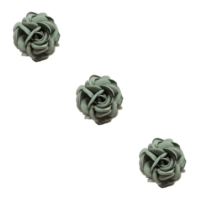 Guardoinrt Sophisticated Refined Flower Brooches Pins For Delicate And Intricate Style green 3Set