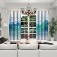 thumbnail image 4 of LFEEY Landscape Painting Blackout Curtains, Bedroom/Living Room Window Decorative Shades Drapes, 42x63 inches, Set of 2, 4 of 6
