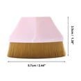 thumbnail image 2 of Unique Bargains 1 Pc Lightweight Foundation Brush for Business Travel Large Brown Pink Synthetic Fiber Hair Plastic, 2 of 5