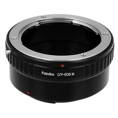 Fotodiox Pro Lens Mount Adapter - Contax/Yashica (CY) Lens to Canon EOS M (EF-M Mount) Mirrorless Camera Body