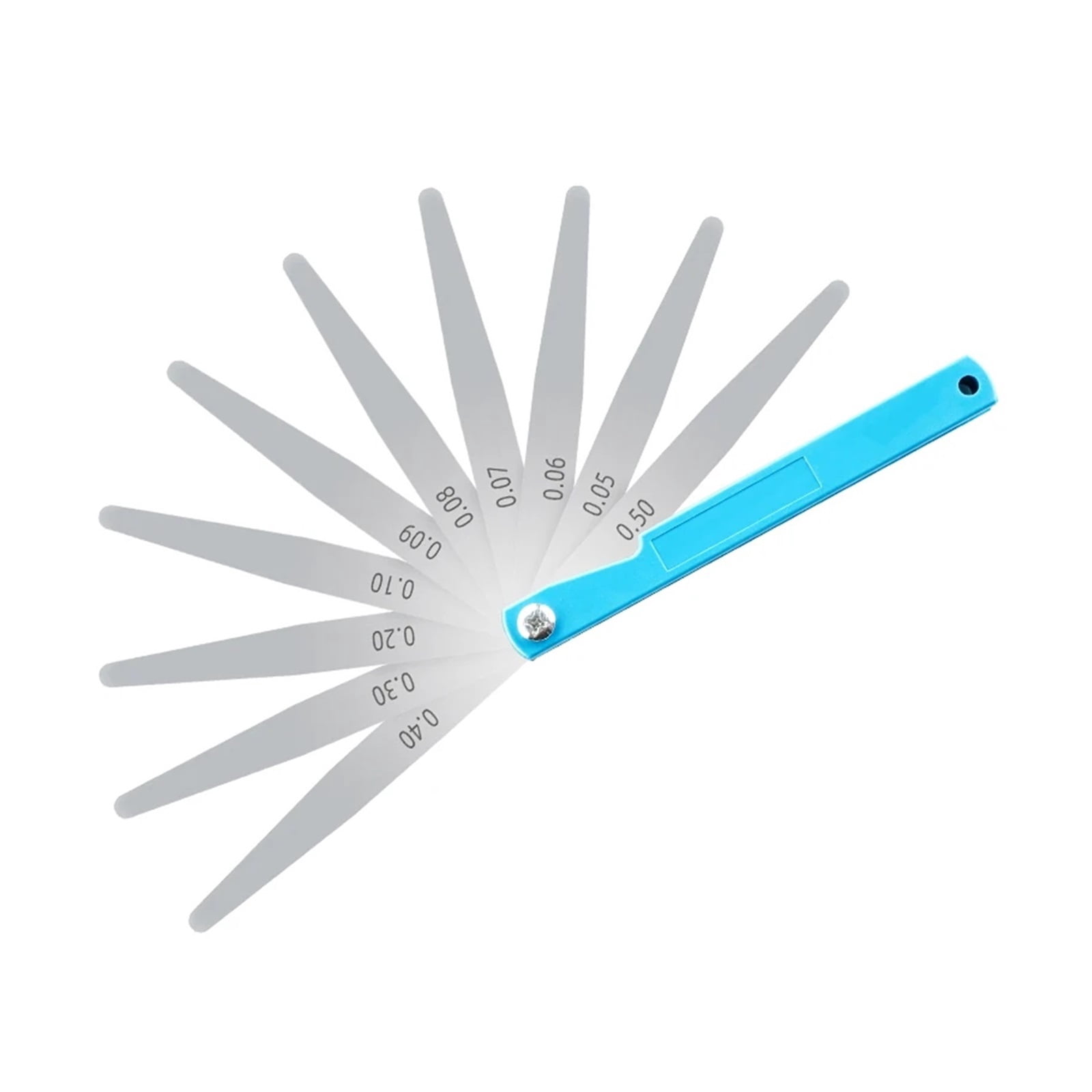100B17 Blades Feeler Gauge Set Valves Foliage Of Valves Gap Metric Sizes 0.02-1mm Measurement Thickness Gap Gauge ,Easy Identification