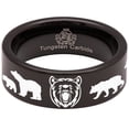 thumbnail image 5 of Roaring Bear Tungsten Carbide Ring, 5 of 9