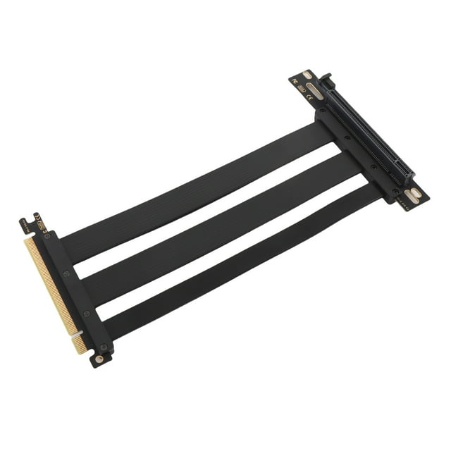 PCI E 4.0 X16 High Speed Flexible Extender Card, PCI Express 4.0 X16 GPU Riser Cable with Cable Protector for RTX 4090 Ti 8900 XT Gaming AI Applications