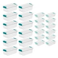 thumbnail image 1 of Sterilite 6 Quart Stackable Storage Box, 12 Pack & Small Clip Box, 12 Pack, 1 of 12