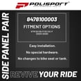 thumbnail image 3 of Polisport Motocross (MX) Replica Plastics Side Panels for KTM SX/SX-F/XC/XC-F (2023-2026) Dirt Bike – OEM Quality, Durable, Flexible & Perfect Fit – Black, 3 of 8
