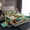 Cyan Brown 268, variant on Manfei Sequin Cowgirl Print Bed Sheets,Rustic Bull Skull King Sheets,Farm Horse Cattle Hide Sheet Set For Girl,Breathable Home Decor,4-Piece