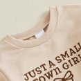 thumbnail image 6 of Cjfdfy Toddler Baby Girls Western Outfit Just A Small Town Girl Long Sleeve Sweatshirt And Bow Boots Print Flare Pants Little Baby Cute Country Fall Winter Clothes 6M-5T, 6 of 9