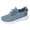 Blue, variant on NOKIO Women 𝖫a𝖼e Up Sneakers Lightweight Knit Sport Shoes Breathable Gym Workout Shoes Comfortable Soft Sole Running Shoes for Hiking Jogging Training Wear