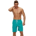thumbnail image 6 of Tyhengta Men's Quick Dry Swim Trunks Mesh Lining Beach Board Shorts with Pockets Lakeblue 2XL, 6 of 8