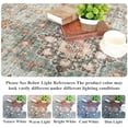 thumbnail image 3 of YOUFORTONG 3x5 Washable Oriental Area Rug,Stain Resistant Non-Slip Carpet for Living Room Bedroom Bathroom Entryway,Green, 3 of 5