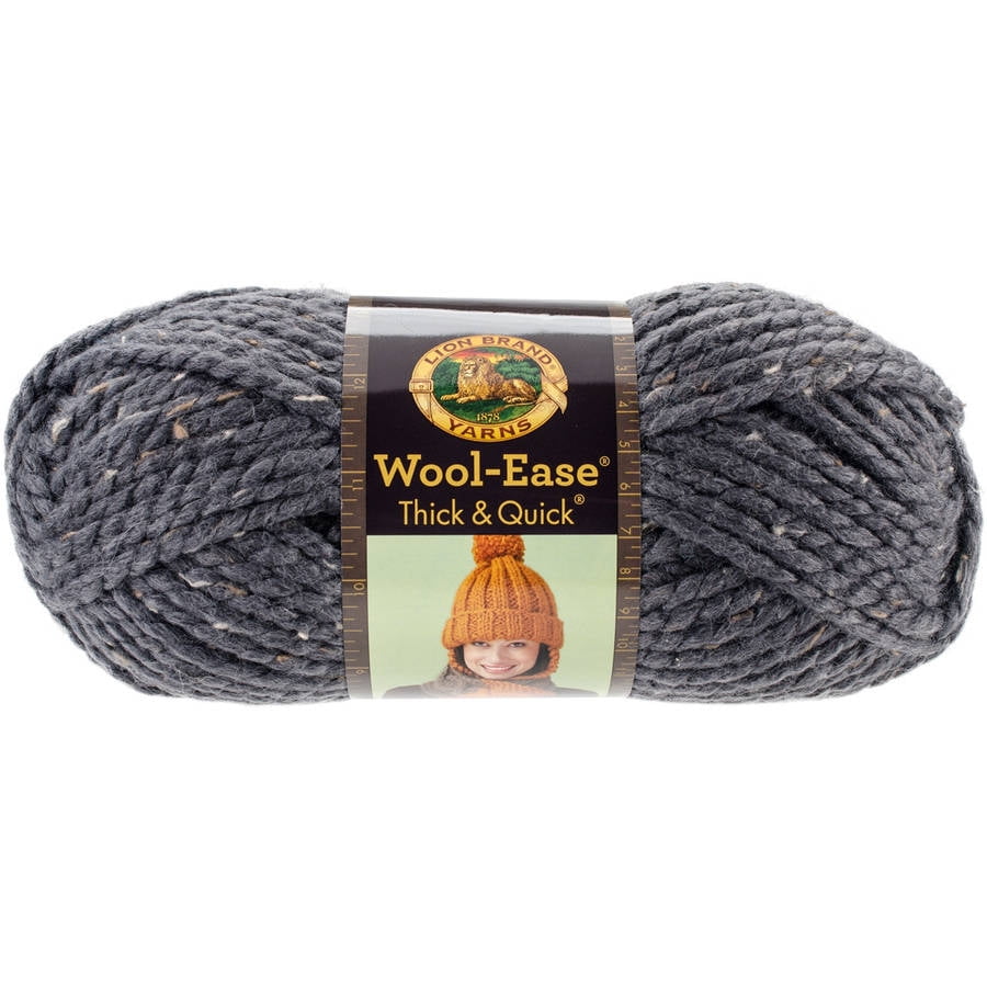 640-158 Lion Brand Wool-Ease Thick & Quick Yarn-Mustard 