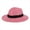 Hot Pink, variant on Women Summer Sun Hat UV Protection Wide Brim Packable Beach Hat for Outdoor Activities Travel Vacation Multi Color Options