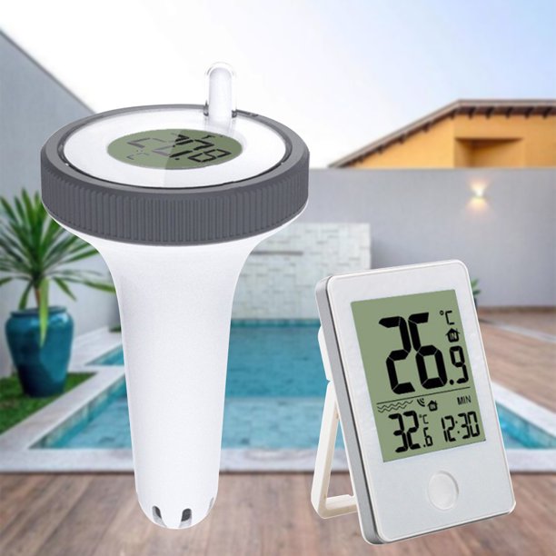 Termómetro inalámbrico para piscina termómetro de temperatura del agua de fácil lectura