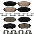 thumbnail image 2 of Detroit Axle - Front and Rear Ceramic Brake Pads for 2014 2015 2016 2017 2018 Mazda 3 Sport, 2 of 7