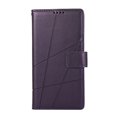 thumbnail image 2 of Pour Xiaomi Redmi Note 13 Pro 5G Cuir Véritable PU Texture Embossée Ligne Téléphone, iPhone 13 Pro, 2 of 7