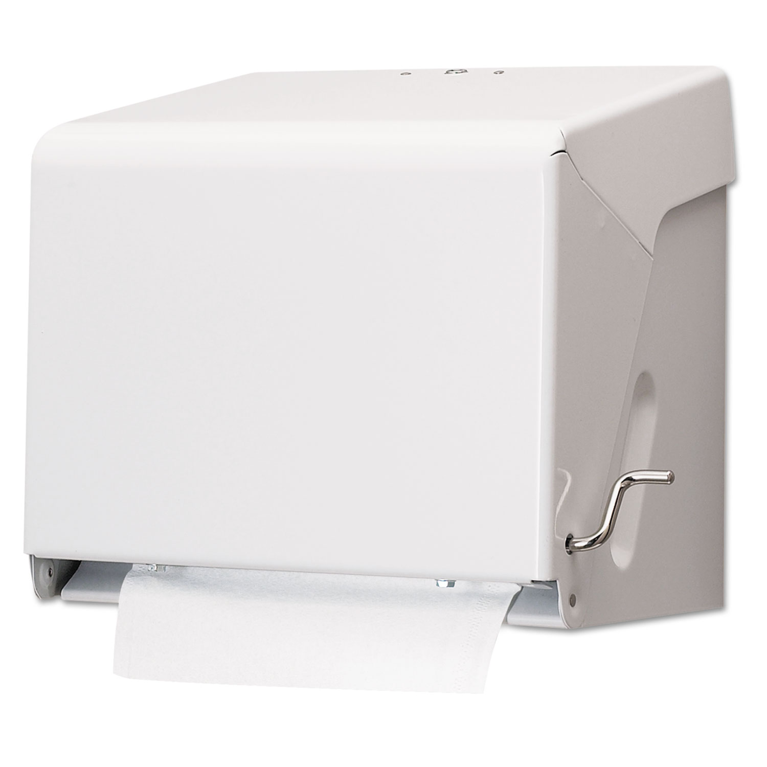 Cfs Crank Roll Towel Dispenser, 11 X 8.5 X 10.5, White