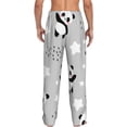 thumbnail image 3 of Disketp Pandasbetween Clouds And Stars Men'S Pajama Pants - Ultra Soft Fleece Sleep And Lounge Pants (Size: S-Xxl), 3 of 9