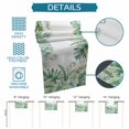 thumbnail image 6 of Palm Leaves Table Runner 70 Inches, Summer Watercolor Tropical Leaf Botanical Green Bed Runner Dresser Scarves Tabletop for Indoor Outdoor Parties/Ceremony/Banquet, 13" x 70", 6 of 9