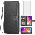thumbnail image 1 of Mobile Phone Cover for Samsung A20s, Cover Premium Pu Leather Tpu Flip Cover Magnetic Closure Card Compartment Stand Function Wallet with Lanyard Protective Cover, 1 of 7