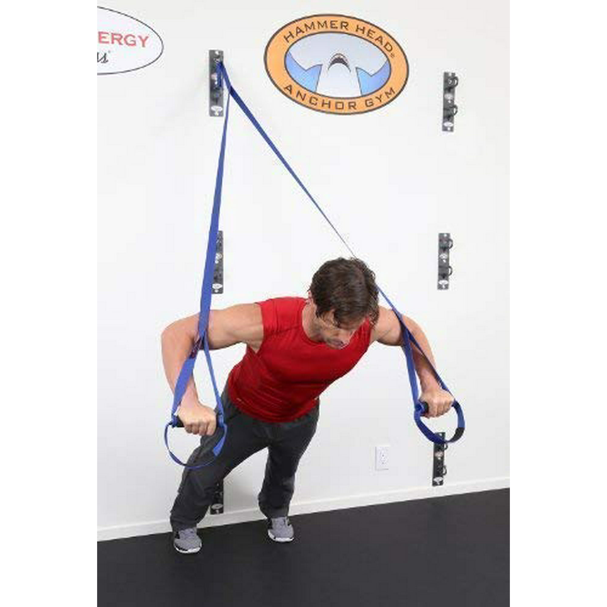 Resistance Band Wall Mounted Exercise Unit Gym Equipment Wall