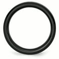 thumbnail image 2 of Black Ceramic Beveled Edge 6mm Brushed and Polished Band, 2 of 11