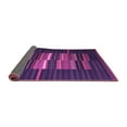 thumbnail image 2 of Ahgly Company Indoor Square Abstract Purple Contemporary Area Rugs, 3' Square, 2 of 4