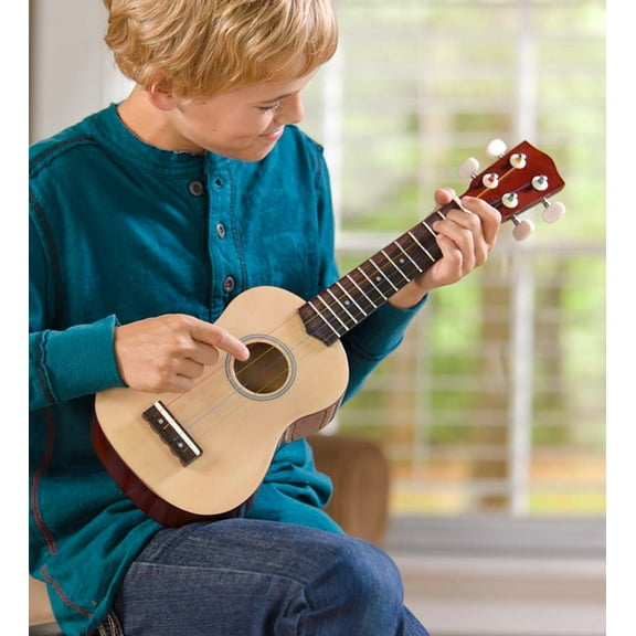 Rainbow Colors Learning Ukulele with Color-Coded String Technique