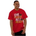 thumbnail image 2 of Nelson Mandela Live in Peace RIP Men's Graphic T Shirt Tees Brisco Brands S, 2 of 2