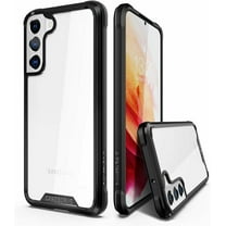 CaseBorne R Series Case for Samsung [Galaxy S22  Plus 5G] Aluminum Frame Clear Backplate - Black