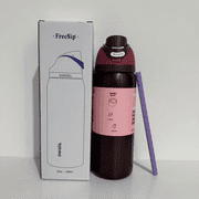 Owala Freesip 32oz Insulated Stainless Steel Water Bottle - Black Cherry