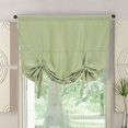 thumbnail image 4 of HLONK Contemporary White Solid Print Kitchen Curtains  30 x 46 In, 4 of 7
