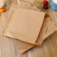 thumbnail image 6 of 100Pcs Large Size Grease-proof Kraft Paper Bag Kraft Paper Bags for Snacks, 6 of 7
