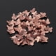 thumbnail image 1 of 50 piezas de metal mariposa colgantes  colgantes para manualidades, accesorios de fabricación de joyería para bricolaje colla oro rosa Macarena Colgante de dijes de filigrana, 1 of 8