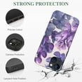 thumbnail image 3 of for iPhone case, Buffertech 6.6 foot drop impact resistant, shock-absorbing PC protective bumper case with lavender design, 3 of 4