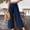 12-Blue, variant on SELONE Wide Leg Capris Lounge Pants Fashion Fitness Sport Relaxed Loose Elastic Waist Long SweatPants Solid Color Bound Feet Khaki M