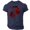 Navy #027, variant on Halloween Shirts for Men Ghost Spider Print Crew Neck Vintage T-Shirt Skeleton Graphic Short Sleeve Funny Fall Tops S