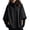 Black, variant on Sorvello Women Poncho Sleeve Lapel Button Down Oversized Batwing Shirt Outerwear Summer Fall Loose Top Causal Outfits Black L
