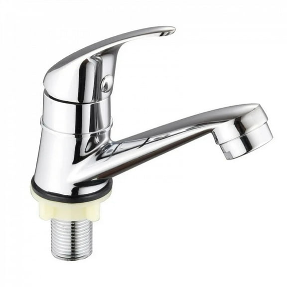 Basin Faucet Single Cold Sink Faucet Bathroom Faucet Chrome Single Handle Hole Bathroom Kitchen Basin Mixer