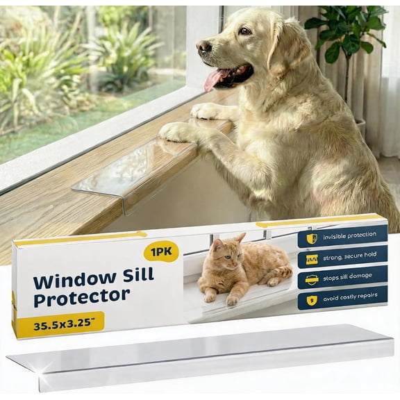 Clear Window Sill Protector 35.5 x 3.25