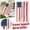 without light #103, variant on Lighted Rag American Flag Banner 4 X 2.3 Ft Independence Day Red White Blue Retro American Flags Bunting Vintage Patriotic USA Flag for Outdoor Garden Yard Home Party Decoration, Excluding Poles